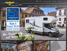 Tablet Screenshot of phoenix-reisemobile.de
